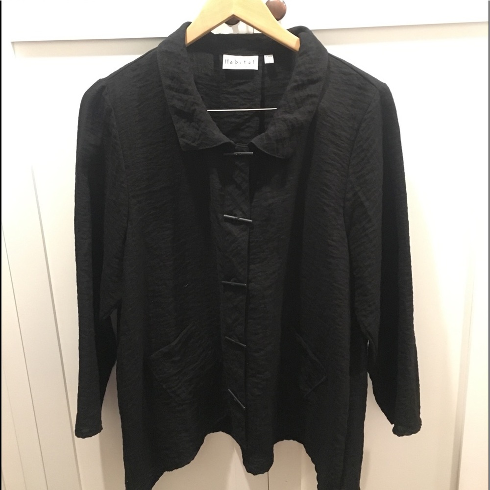 Black Habitat blouse